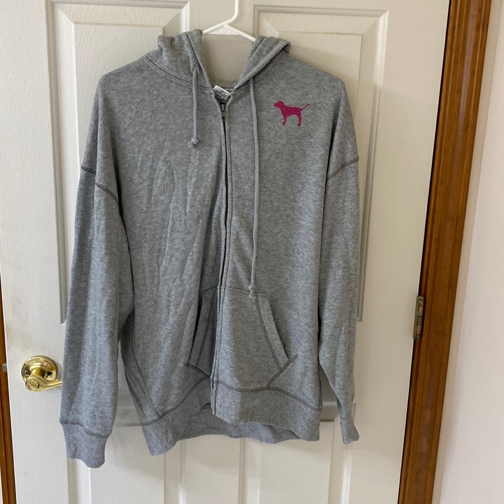 Pink by Victoria secret full zip hoodie